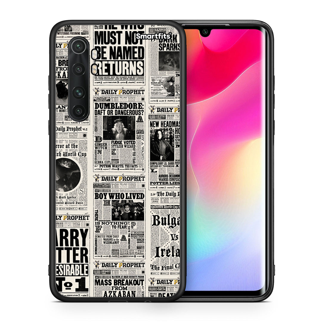 Θήκη Xiaomi Mi Note 10 Lite Harry Paper από τη Smartfits με σχέδιο στο πίσω μέρος και μαύρο περίβλημα | Xiaomi Mi Note 10 Lite Harry Paper case with colorful back and black bezels
