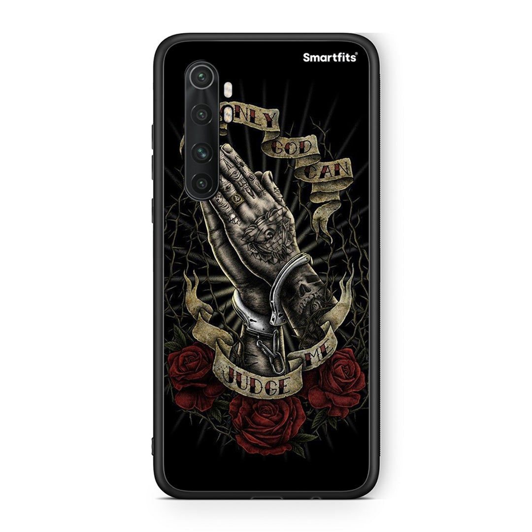Xiaomi Mi Note 10 Lite Judge By God θήκη από τη Smartfits με σχέδιο στο πίσω μέρος και μαύρο περίβλημα | Smartphone case with colorful back and black bezels by Smartfits