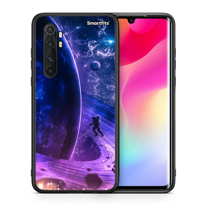 Θήκη Xiaomi Mi 10 Ultra Lost Astronaut από τη Smartfits με σχέδιο στο πίσω μέρος και μαύρο περίβλημα | Xiaomi Mi 10 Ultra Lost Astronaut case with colorful back and black bezels