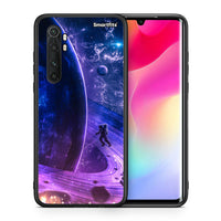 Thumbnail for Θήκη Xiaomi Mi Note 10 Lite Lost Astronaut από τη Smartfits με σχέδιο στο πίσω μέρος και μαύρο περίβλημα | Xiaomi Mi Note 10 Lite Lost Astronaut case with colorful back and black bezels