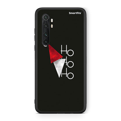 Xiaomi Mi Note 10 Lite Minimal Christmas θήκη από τη Smartfits με σχέδιο στο πίσω μέρος και μαύρο περίβλημα | Smartphone case with colorful back and black bezels by Smartfits