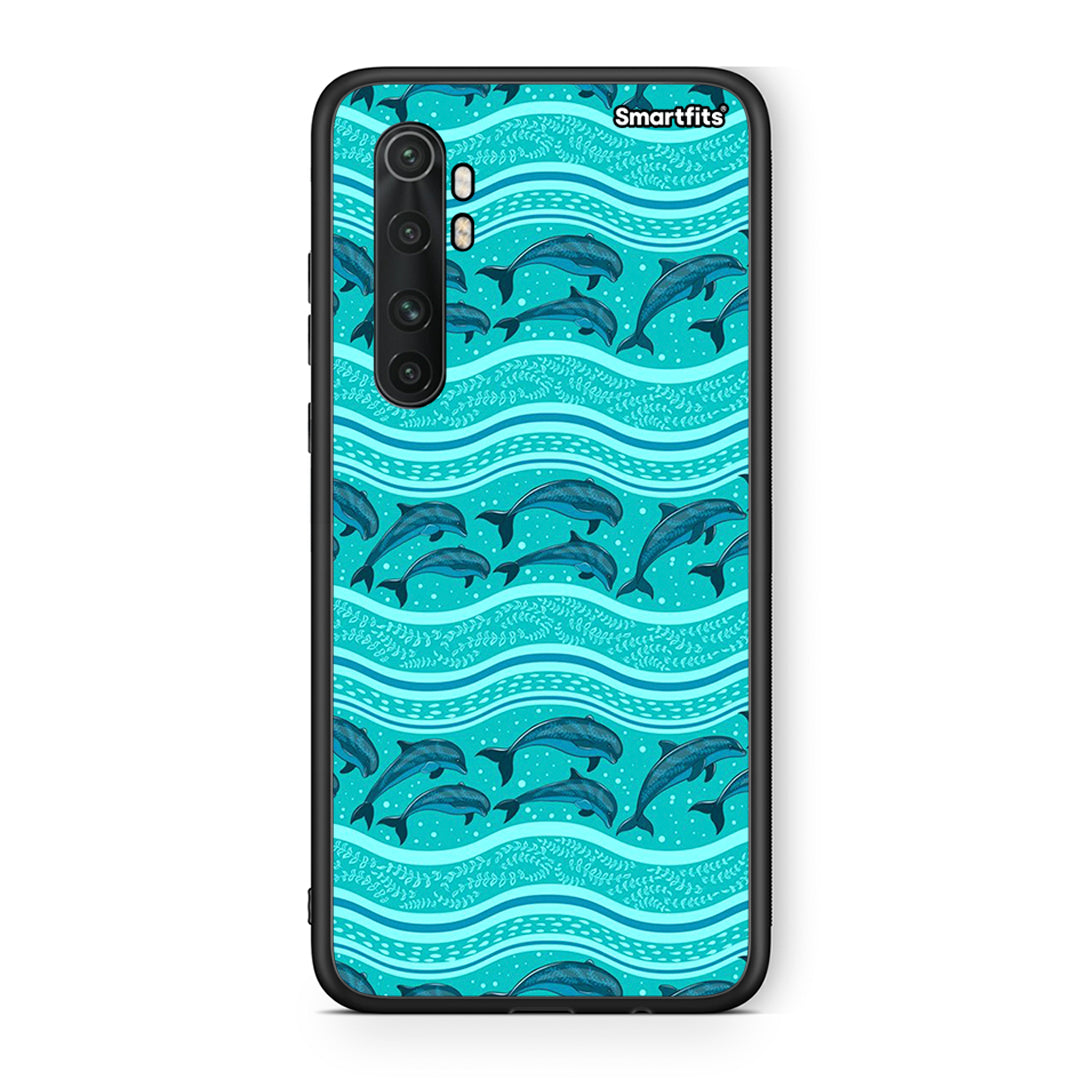 Xiaomi Mi 10 Ultra Swimming Dolphins θήκη από τη Smartfits με σχέδιο στο πίσω μέρος και μαύρο περίβλημα | Smartphone case with colorful back and black bezels by Smartfits