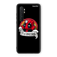 Thumbnail for Xiaomi Mi Note 10 Lite Unicorn Deadpool θήκη από τη Smartfits με σχέδιο στο πίσω μέρος και μαύρο περίβλημα | Smartphone case with colorful back and black bezels by Smartfits