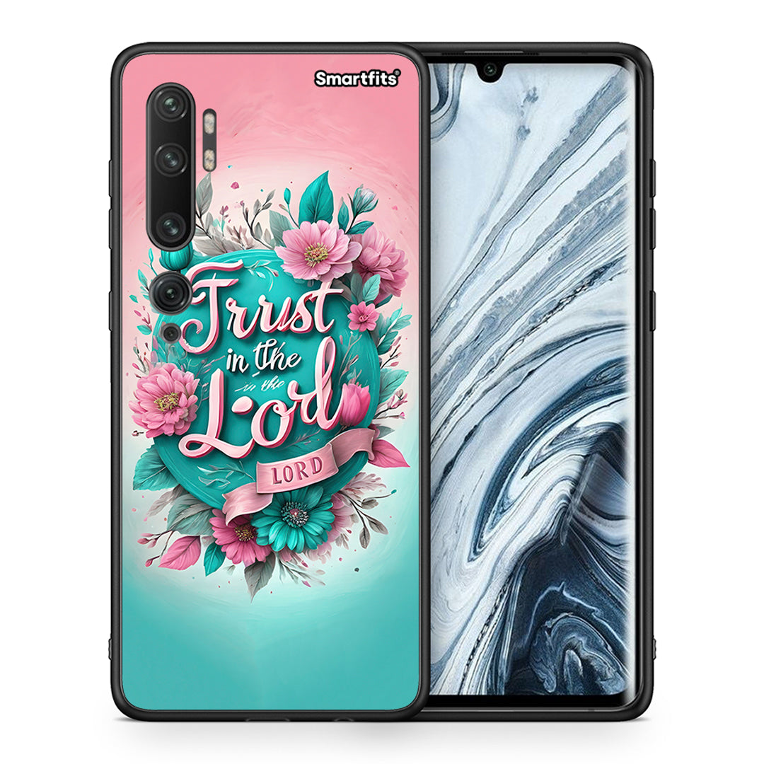 Θήκη Xiaomi Mi Note 10 Pro Lord Trust από τη Smartfits με σχέδιο στο πίσω μέρος και μαύρο περίβλημα | Xiaomi Mi Note 10 Pro Lord Trust case with colorful back and black bezels