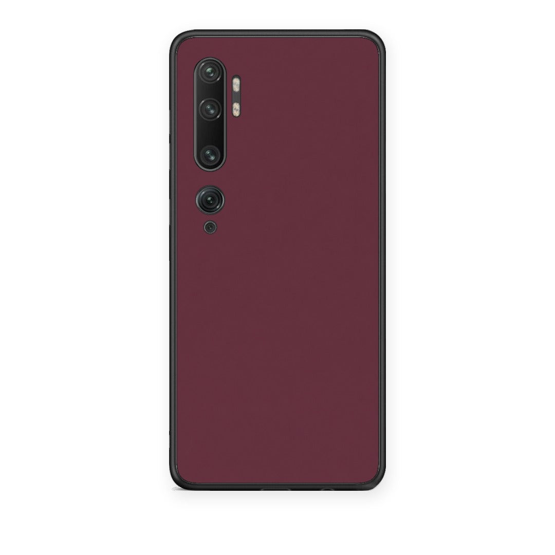 Θήκη Xiaomi Mi Note 10 / 10 Pro Muted Burgundy από τη Smartfits με σχέδιο στο πίσω μέρος και μαύρο περίβλημα | Xiaomi Mi Note 10 / 10 Pro Muted Burgundy case with colorful back and black bezels