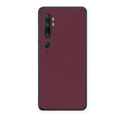 Θήκη Xiaomi Mi Note 10 / 10 Pro Muted Burgundy από τη Smartfits με σχέδιο στο πίσω μέρος και μαύρο περίβλημα | Xiaomi Mi Note 10 / 10 Pro Muted Burgundy case with colorful back and black bezels