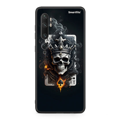 Xiaomi Mi Note 10 Pro Skull King Ace θήκη από τη Smartfits με σχέδιο στο πίσω μέρος και μαύρο περίβλημα | Smartphone case with colorful back and black bezels by Smartfits