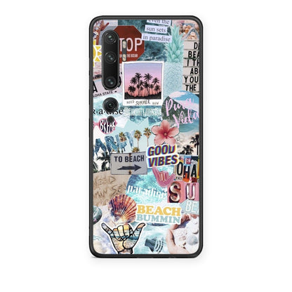 Θήκη Xiaomi Mi Note 10 / 10 Pro Summer Vibes από τη Smartfits με σχέδιο στο πίσω μέρος και μαύρο περίβλημα | Xiaomi Mi Note 10 / 10 Pro Summer Vibes case with colorful back and black bezels