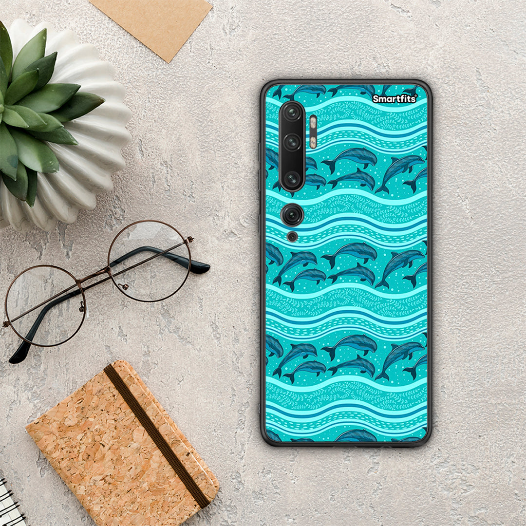 Swimming Dolphins - Xiaomi Mi Note 10 / 10 Pro θήκη