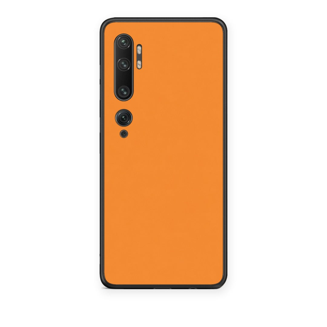 Θήκη Xiaomi Mi Note 10 / 10 Pro Tangerine Orange από τη Smartfits με σχέδιο στο πίσω μέρος και μαύρο περίβλημα | Xiaomi Mi Note 10 / 10 Pro Tangerine Orange case with colorful back and black bezels