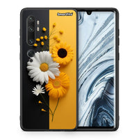 Thumbnail for Θήκη Xiaomi Mi Note 10 Pro Yellow Daisies από τη Smartfits με σχέδιο στο πίσω μέρος και μαύρο περίβλημα | Xiaomi Mi Note 10 Pro Yellow Daisies case with colorful back and black bezels