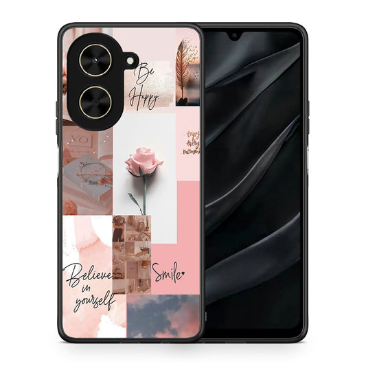 Θήκη Xiaomi Poco C71 Aesthetic Collage από τη Smartfits με σχέδιο στο πίσω μέρος και μαύρο περίβλημα | Xiaomi Poco C71 Aesthetic Collage case with colorful back and black bezels