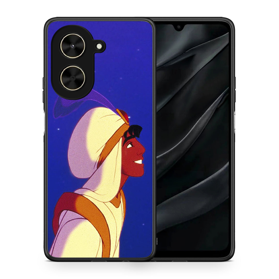 Θήκη Xiaomi Poco C71 Alladin And Jasmine Love 1 από τη Smartfits με σχέδιο στο πίσω μέρος και μαύρο περίβλημα | Xiaomi Poco C71 Alladin And Jasmine Love 1 case with colorful back and black bezels