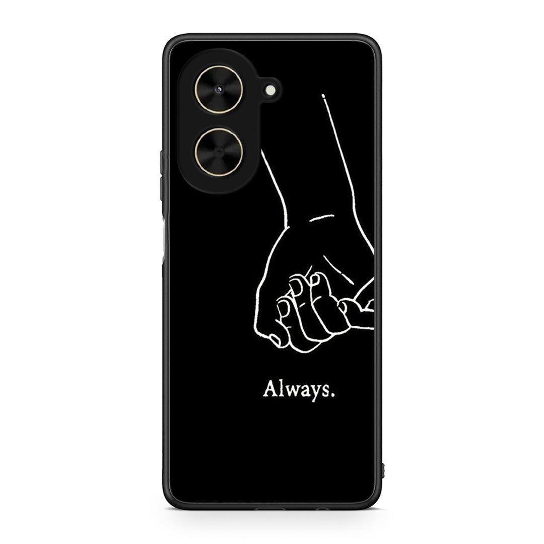 Xiaomi Poco C71 Always & Forever 1 Θήκη Αγίου Βαλεντίνου από τη Smartfits με σχέδιο στο πίσω μέρος και μαύρο περίβλημα | Smartphone case with colorful back and black bezels by Smartfits
