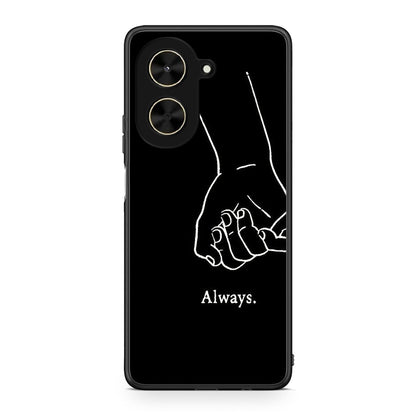 Xiaomi Poco C71 Always & Forever 1 Θήκη Αγίου Βαλεντίνου από τη Smartfits με σχέδιο στο πίσω μέρος και μαύρο περίβλημα | Smartphone case with colorful back and black bezels by Smartfits