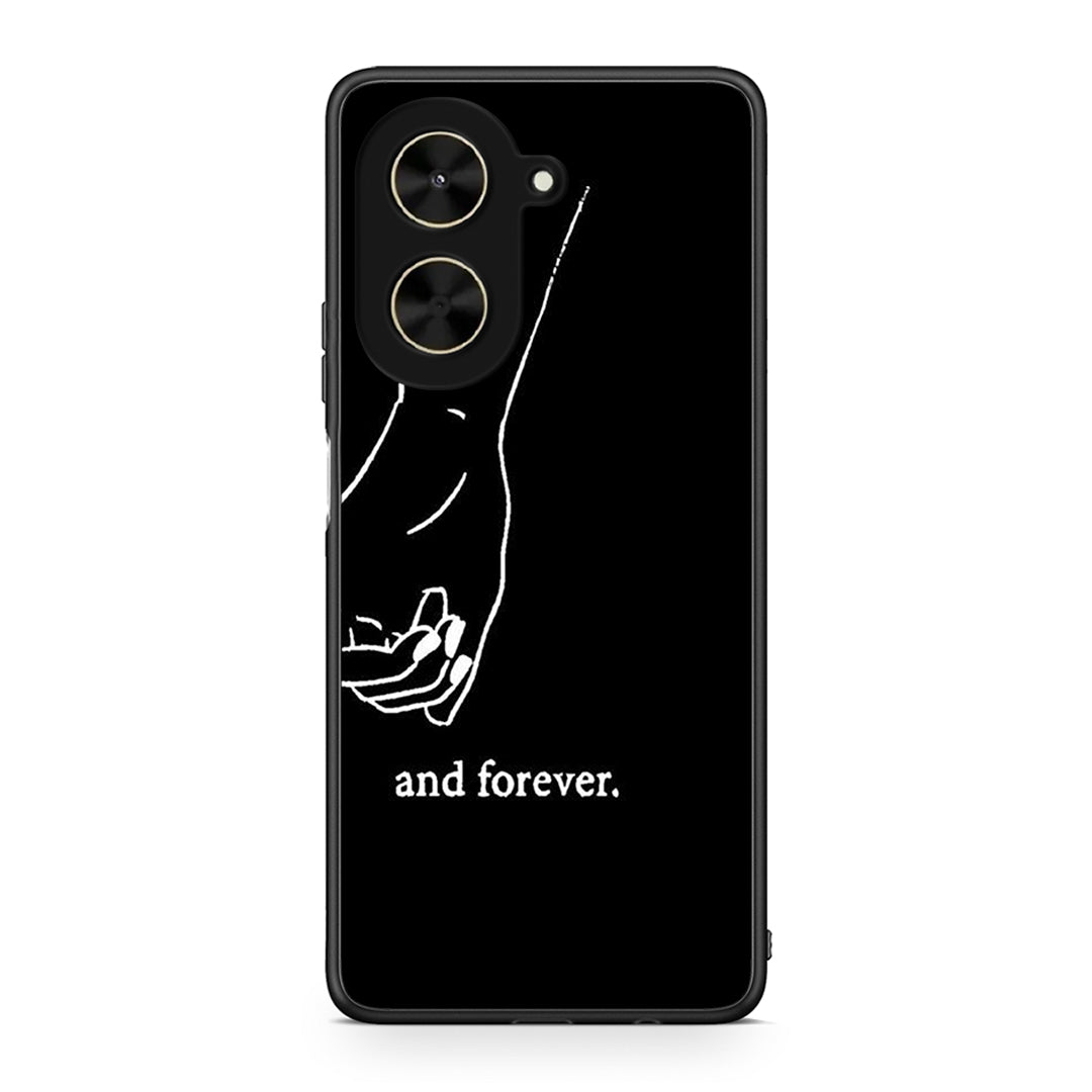 Xiaomi Poco C71 Always & Forever 2 Θήκη Αγίου Βαλεντίνου από τη Smartfits με σχέδιο στο πίσω μέρος και μαύρο περίβλημα | Smartphone case with colorful back and black bezels by Smartfits