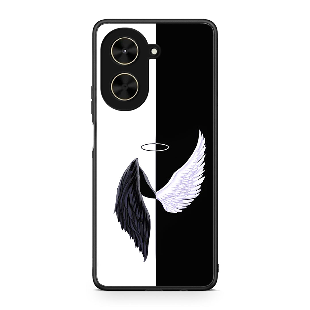 Xiaomi Poco C71 Angels Demons θήκη από τη Smartfits με σχέδιο στο πίσω μέρος και μαύρο περίβλημα | Smartphone case with colorful back and black bezels by Smartfits