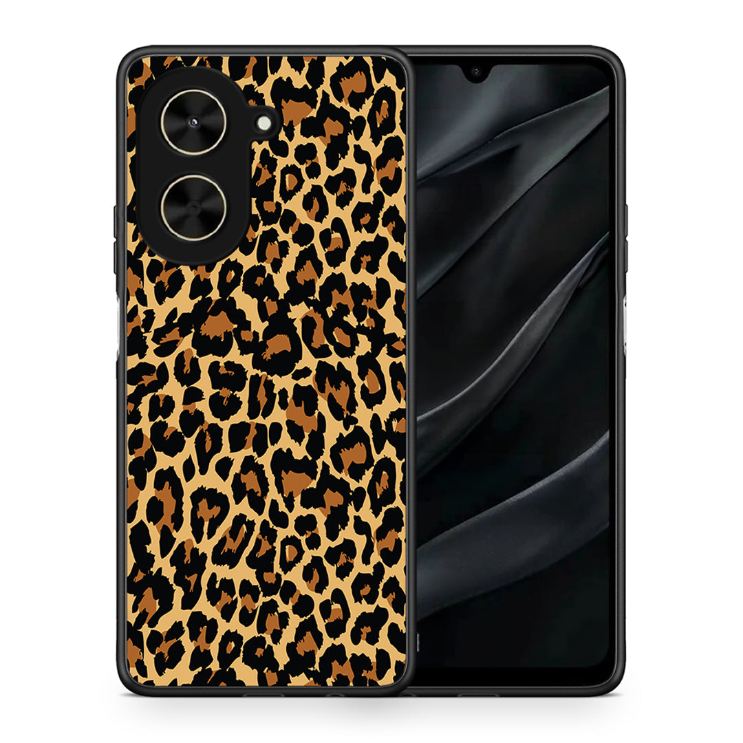 Θήκη Xiaomi Poco C71 Leopard Animal από τη Smartfits με σχέδιο στο πίσω μέρος και μαύρο περίβλημα | Xiaomi Poco C71 Leopard Animal case with colorful back and black bezels