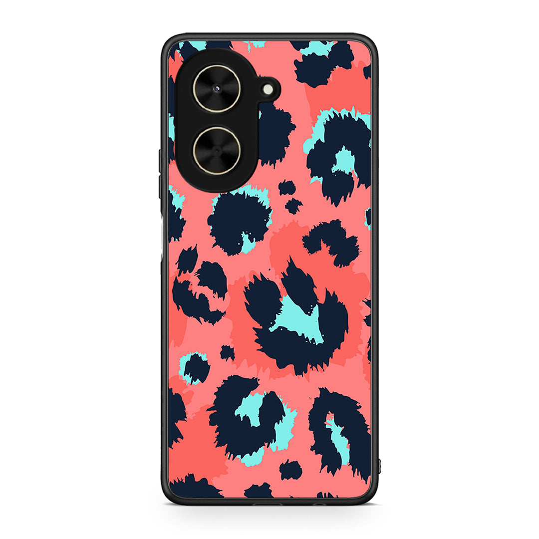 22 - Xiaomi Poco C71 Pink Leopard Animal case, cover, bumper
