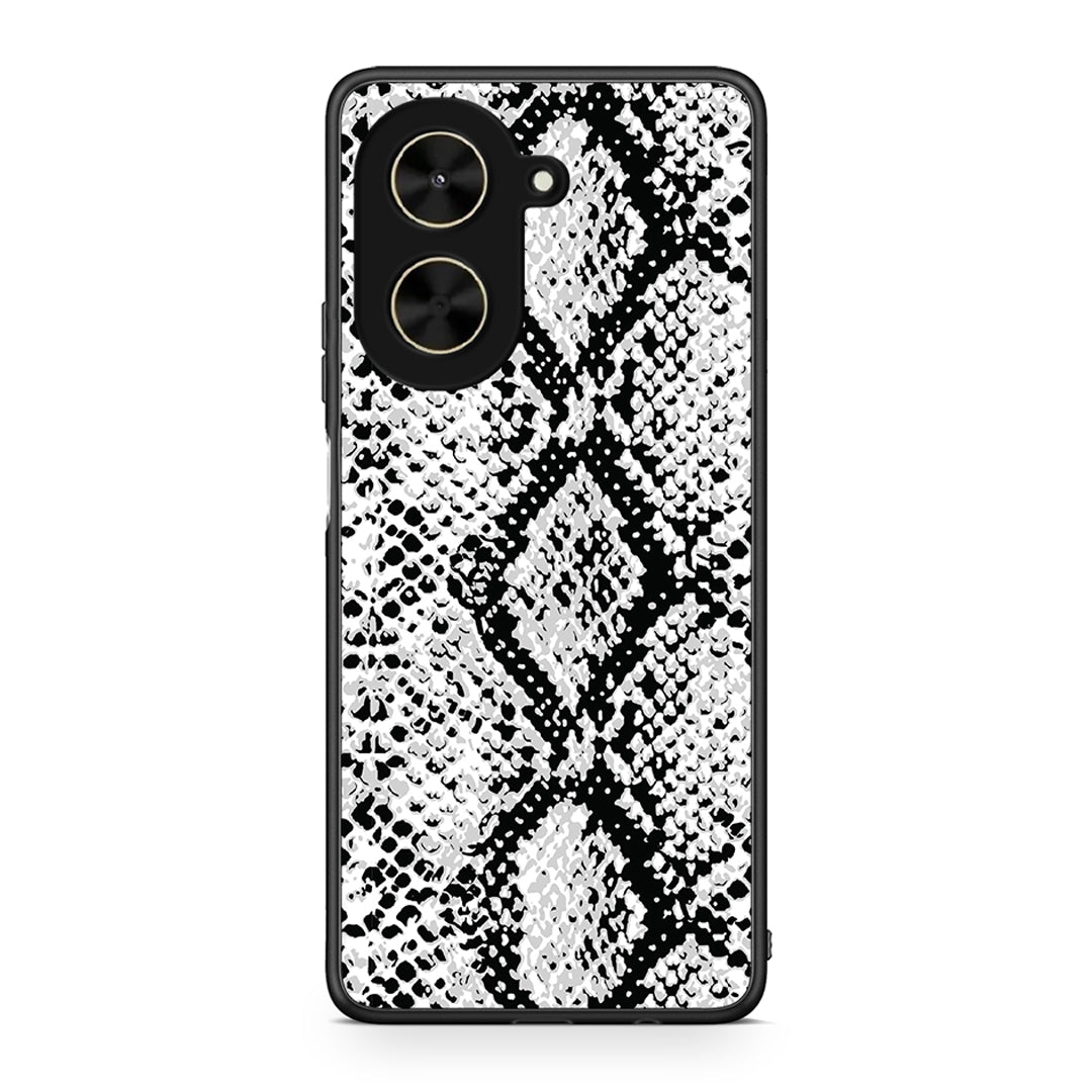 24 - Xiaomi Poco C71 White Snake Animal case, cover, bumper