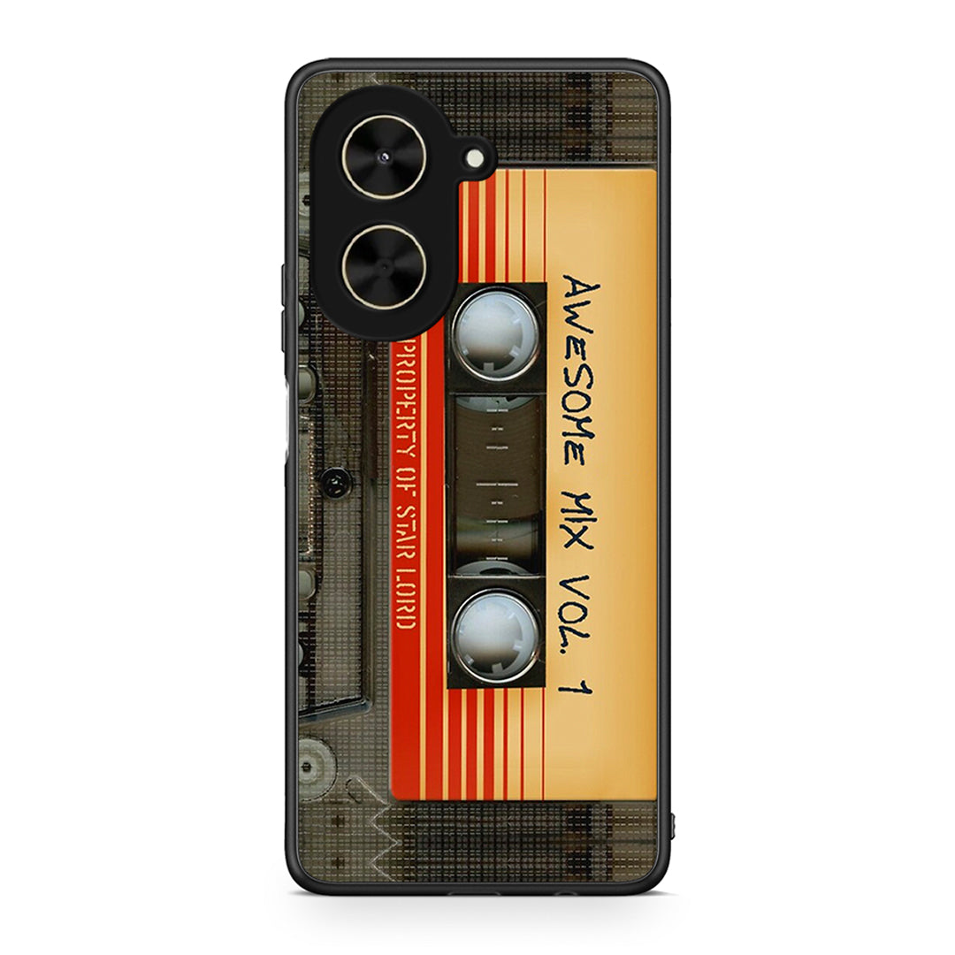 Xiaomi Poco C71 Awesome Mix θήκη από τη Smartfits με σχέδιο στο πίσω μέρος και μαύρο περίβλημα | Smartphone case with colorful back and black bezels by Smartfits