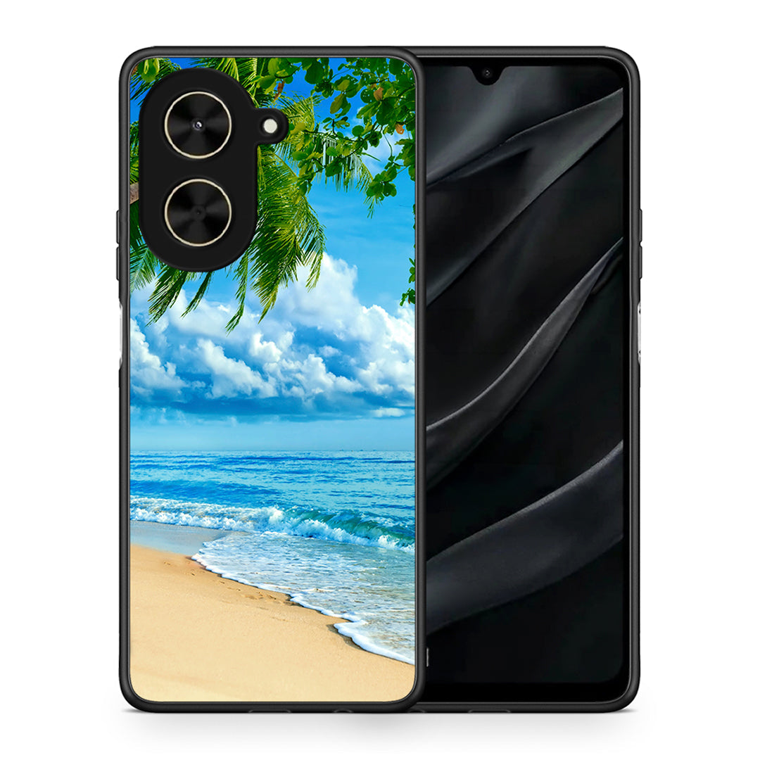 Θήκη Xiaomi Poco C71 Beautiful Beach από τη Smartfits με σχέδιο στο πίσω μέρος και μαύρο περίβλημα | Xiaomi Poco C71 Beautiful Beach case with colorful back and black bezels