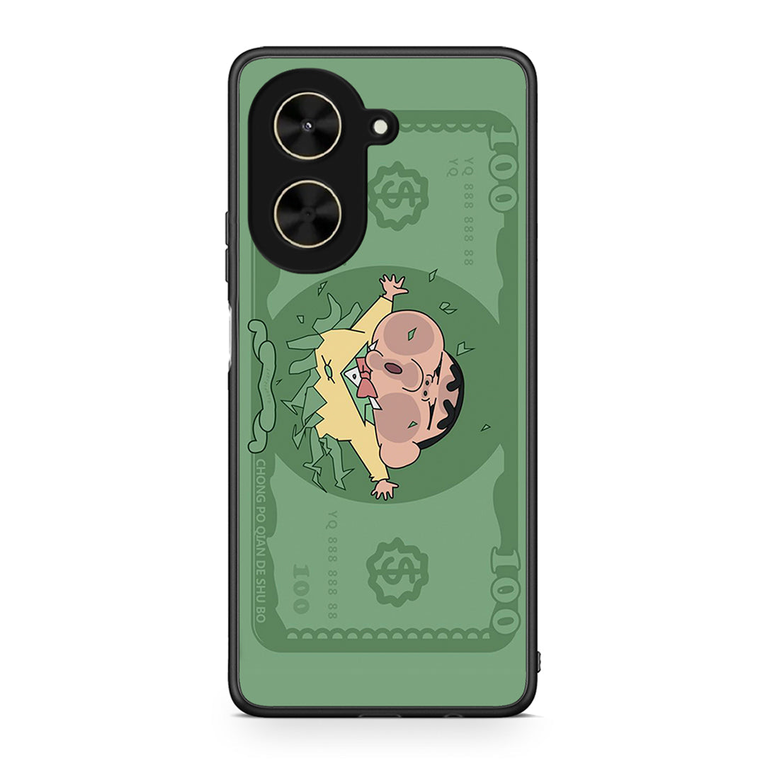 Xiaomi Poco C71 Big Money Θήκη Αγίου Βαλεντίνου από τη Smartfits με σχέδιο στο πίσω μέρος και μαύρο περίβλημα | Smartphone case with colorful back and black bezels by Smartfits
