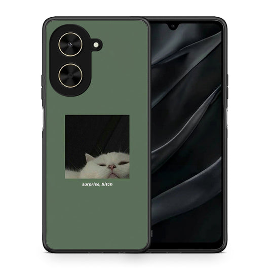 Θήκη Xiaomi Poco C71 Bitch Surprise από τη Smartfits με σχέδιο στο πίσω μέρος και μαύρο περίβλημα | Xiaomi Poco C71 Bitch Surprise case with colorful back and black bezels
