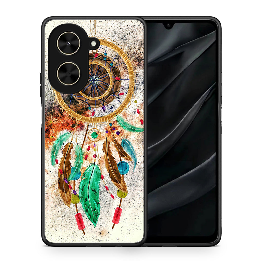 Θήκη Xiaomi Poco C71 DreamCatcher Boho από τη Smartfits με σχέδιο στο πίσω μέρος και μαύρο περίβλημα | Xiaomi Poco C71 DreamCatcher Boho case with colorful back and black bezels