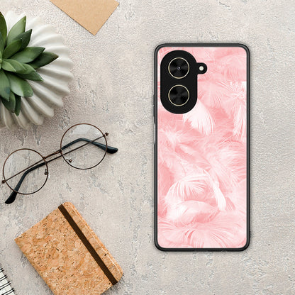 Boho Pink Feather - Xiaomi Poco C71 θήκη