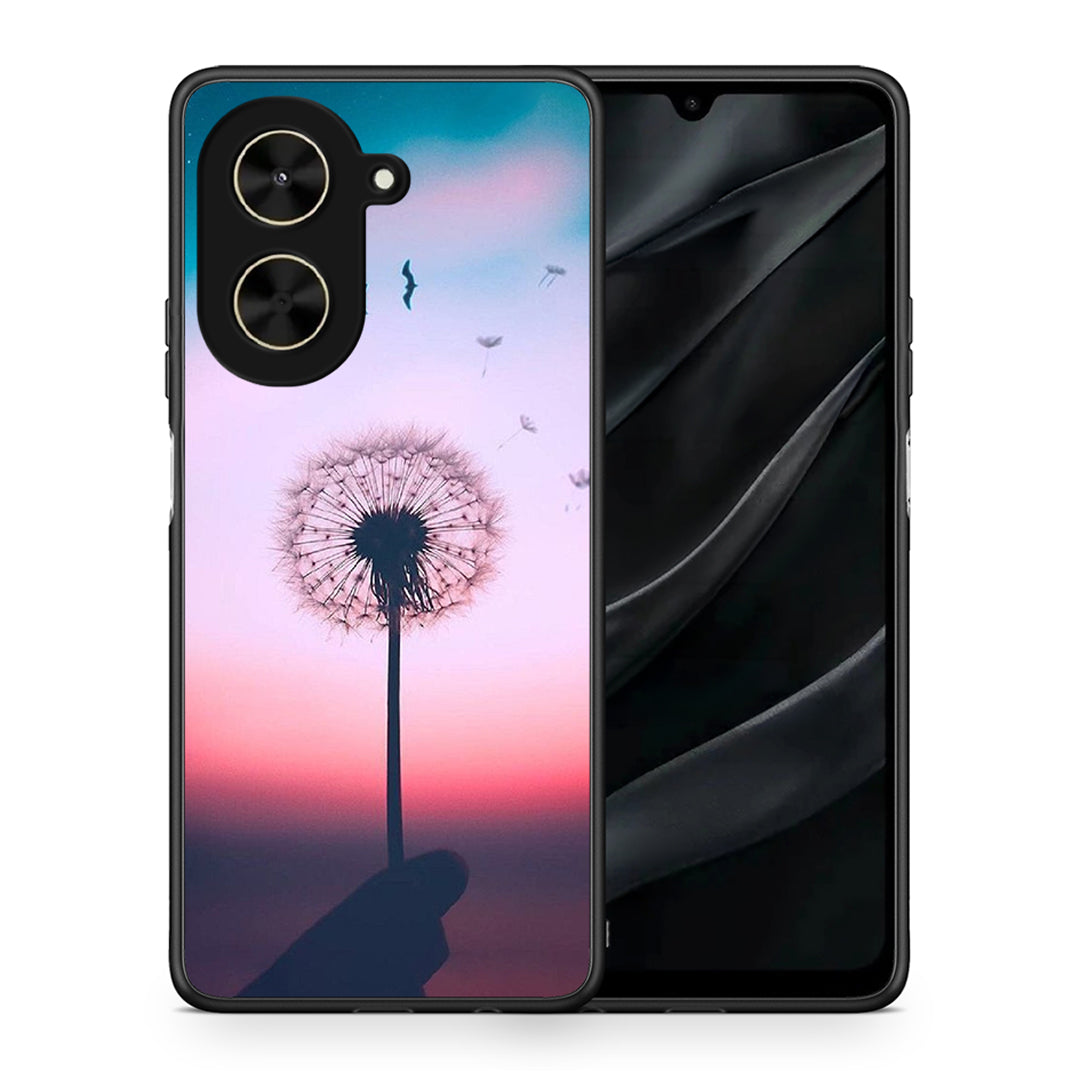 Θήκη Xiaomi Poco C71 Wish Boho από τη Smartfits με σχέδιο στο πίσω μέρος και μαύρο περίβλημα | Xiaomi Poco C71 Wish Boho case with colorful back and black bezels