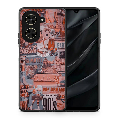 Θήκη Xiaomi Poco C71 Born In 90s από τη Smartfits με σχέδιο στο πίσω μέρος και μαύρο περίβλημα | Xiaomi Poco C71 Born In 90s case with colorful back and black bezels