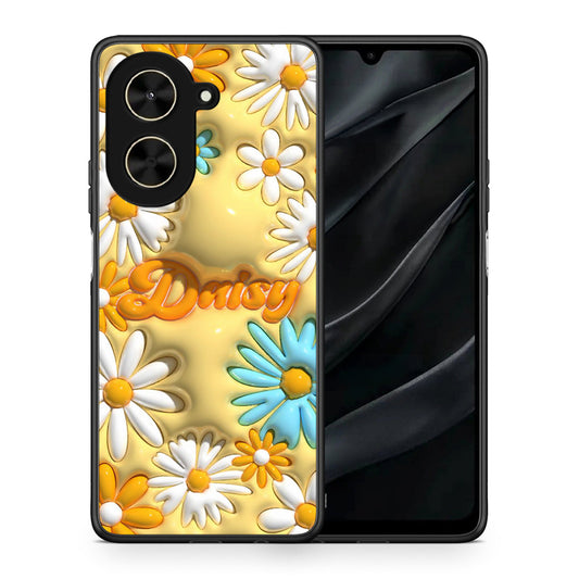 Θήκη Xiaomi Poco C71 Bubble Daisies από τη Smartfits με σχέδιο στο πίσω μέρος και μαύρο περίβλημα | Xiaomi Poco C71 Bubble Daisies case with colorful back and black bezels