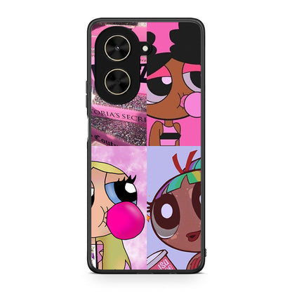 Xiaomi Poco C71 Bubble Girls Θήκη Αγίου Βαλεντίνου από τη Smartfits με σχέδιο στο πίσω μέρος και μαύρο περίβλημα | Smartphone case with colorful back and black bezels by Smartfits