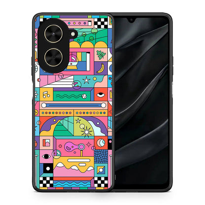 Θήκη Xiaomi Poco C71 Bubbles Soap από τη Smartfits με σχέδιο στο πίσω μέρος και μαύρο περίβλημα | Xiaomi Poco C71 Bubbles Soap case with colorful back and black bezels