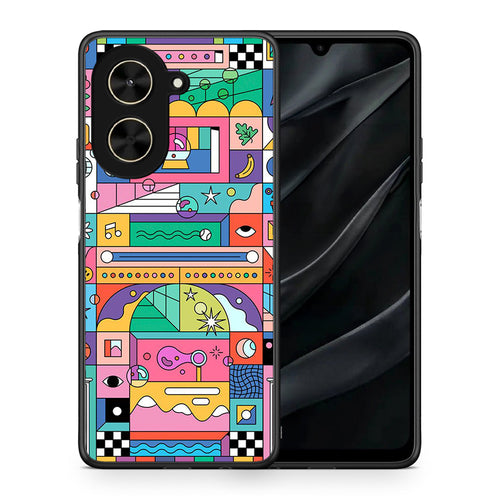 Θήκη Xiaomi Poco C71 Bubbles Soap από τη Smartfits με σχέδιο στο πίσω μέρος και μαύρο περίβλημα | Xiaomi Poco C71 Bubbles Soap case with colorful back and black bezels