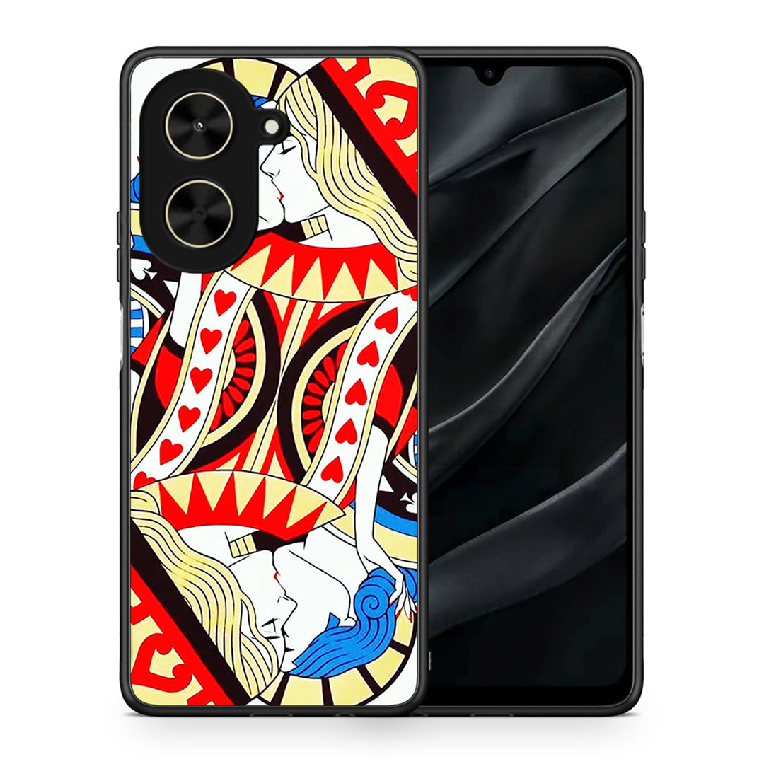 Θήκη Xiaomi Poco C71 Card Love από τη Smartfits με σχέδιο στο πίσω μέρος και μαύρο περίβλημα | Xiaomi Poco C71 Card Love case with colorful back and black bezels