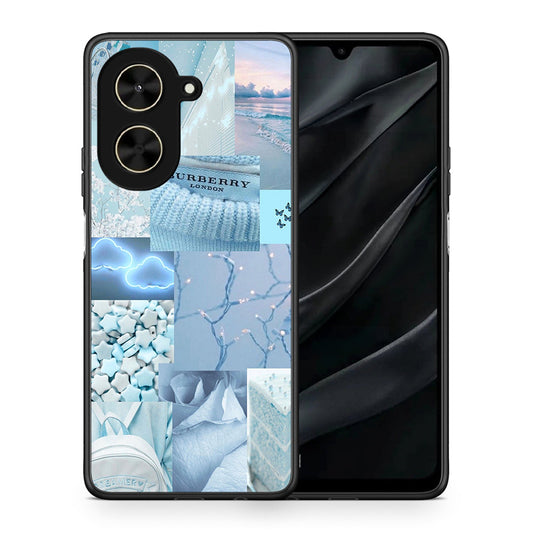Θήκη Xiaomi Poco C71 Ciel Aesthetic Collage από τη Smartfits με σχέδιο στο πίσω μέρος και μαύρο περίβλημα | Xiaomi Poco C71 Ciel Aesthetic Collage case with colorful back and black bezels