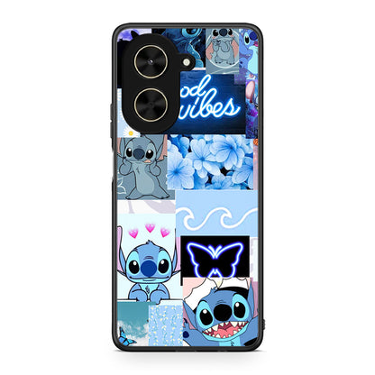 Xiaomi Poco C71 Collage Good Vibes Θήκη Αγίου Βαλεντίνου από τη Smartfits με σχέδιο στο πίσω μέρος και μαύρο περίβλημα | Smartphone case with colorful back and black bezels by Smartfits