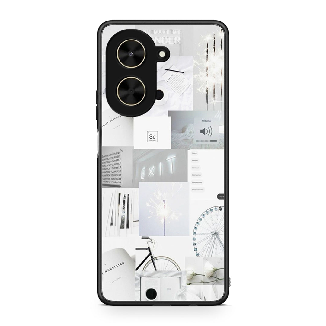 Xiaomi Poco C71 Collage Make Me Wonder Θήκη Αγίου Βαλεντίνου από τη Smartfits με σχέδιο στο πίσω μέρος και μαύρο περίβλημα | Smartphone case with colorful back and black bezels by Smartfits