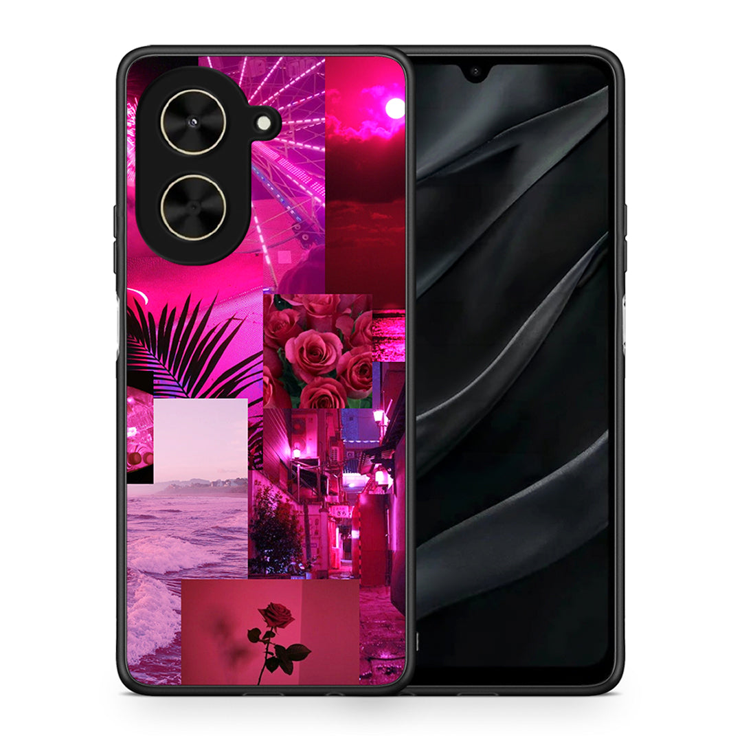 Collage Red Roses - Xiaomi Poco C71 θήκη