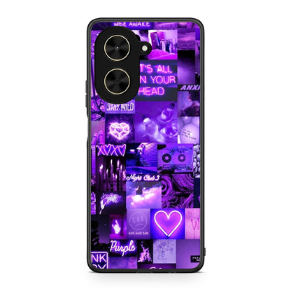 Xiaomi Poco C71 Collage Stay Wild Θήκη Αγίου Βαλεντίνου από τη Smartfits με σχέδιο στο πίσω μέρος και μαύρο περίβλημα | Smartphone case with colorful back and black bezels by Smartfits
