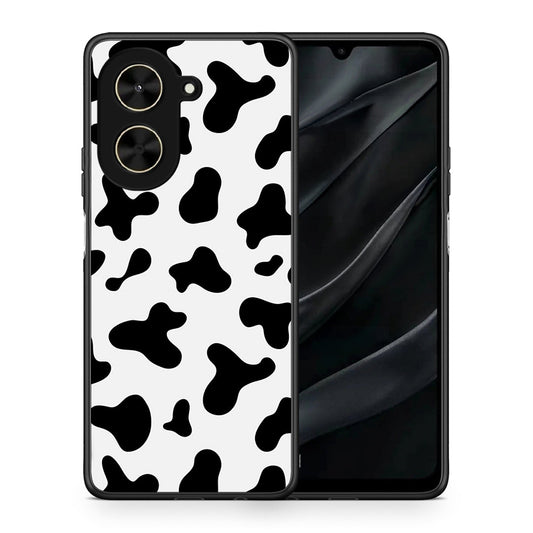 Θήκη Xiaomi Poco C71 Cow Print από τη Smartfits με σχέδιο στο πίσω μέρος και μαύρο περίβλημα | Xiaomi Poco C71 Cow Print case with colorful back and black bezels