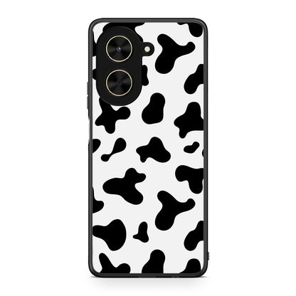 Xiaomi Poco C71 Cow Print θήκη από τη Smartfits με σχέδιο στο πίσω μέρος και μαύρο περίβλημα | Smartphone case with colorful back and black bezels by Smartfits