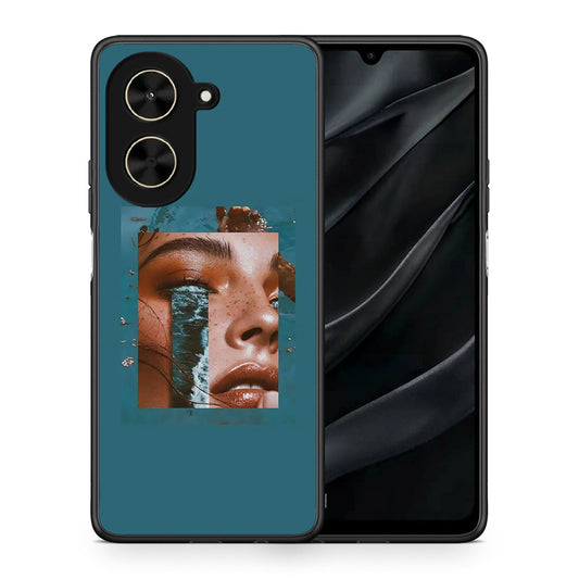 Θήκη Xiaomi Poco C71 Cry An Ocean από τη Smartfits με σχέδιο στο πίσω μέρος και μαύρο περίβλημα | Xiaomi Poco C71 Cry An Ocean case with colorful back and black bezels