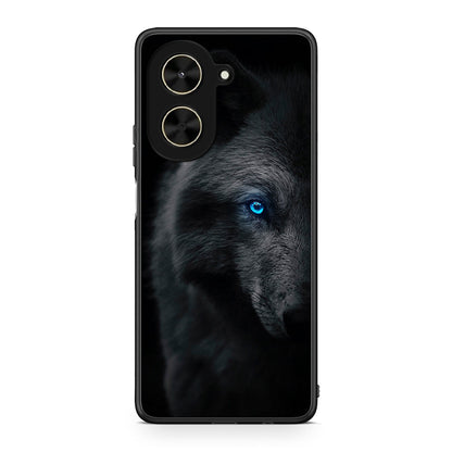 Xiaomi Poco C71 Dark Wolf θήκη από τη Smartfits με σχέδιο στο πίσω μέρος και μαύρο περίβλημα | Smartphone case with colorful back and black bezels by Smartfits