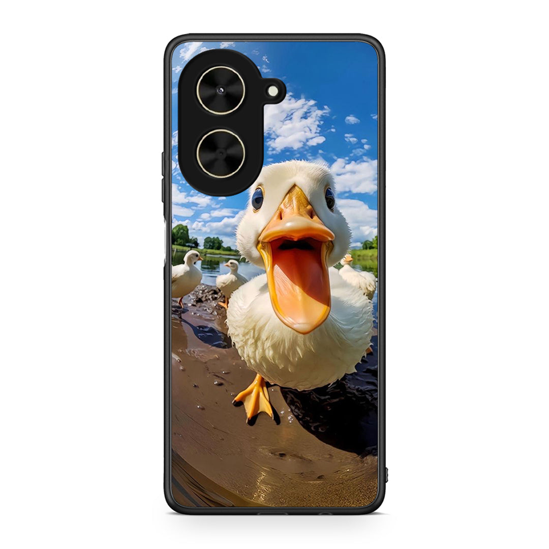 Xiaomi Poco C71 Duck Face θήκη από τη Smartfits με σχέδιο στο πίσω μέρος και μαύρο περίβλημα | Smartphone case with colorful back and black bezels by Smartfits