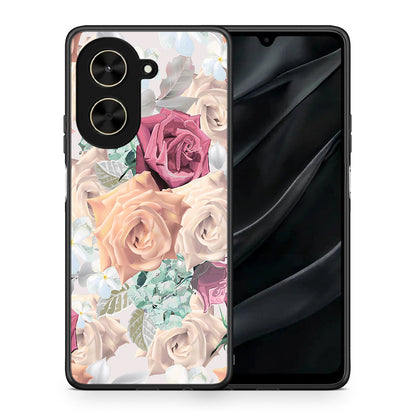 Θήκη Xiaomi Poco C71 Bouquet Floral από τη Smartfits με σχέδιο στο πίσω μέρος και μαύρο περίβλημα | Xiaomi Poco C71 Bouquet Floral case with colorful back and black bezels