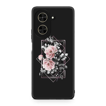 4 - Xiaomi Poco C71 Frame Flower case, cover, bumper