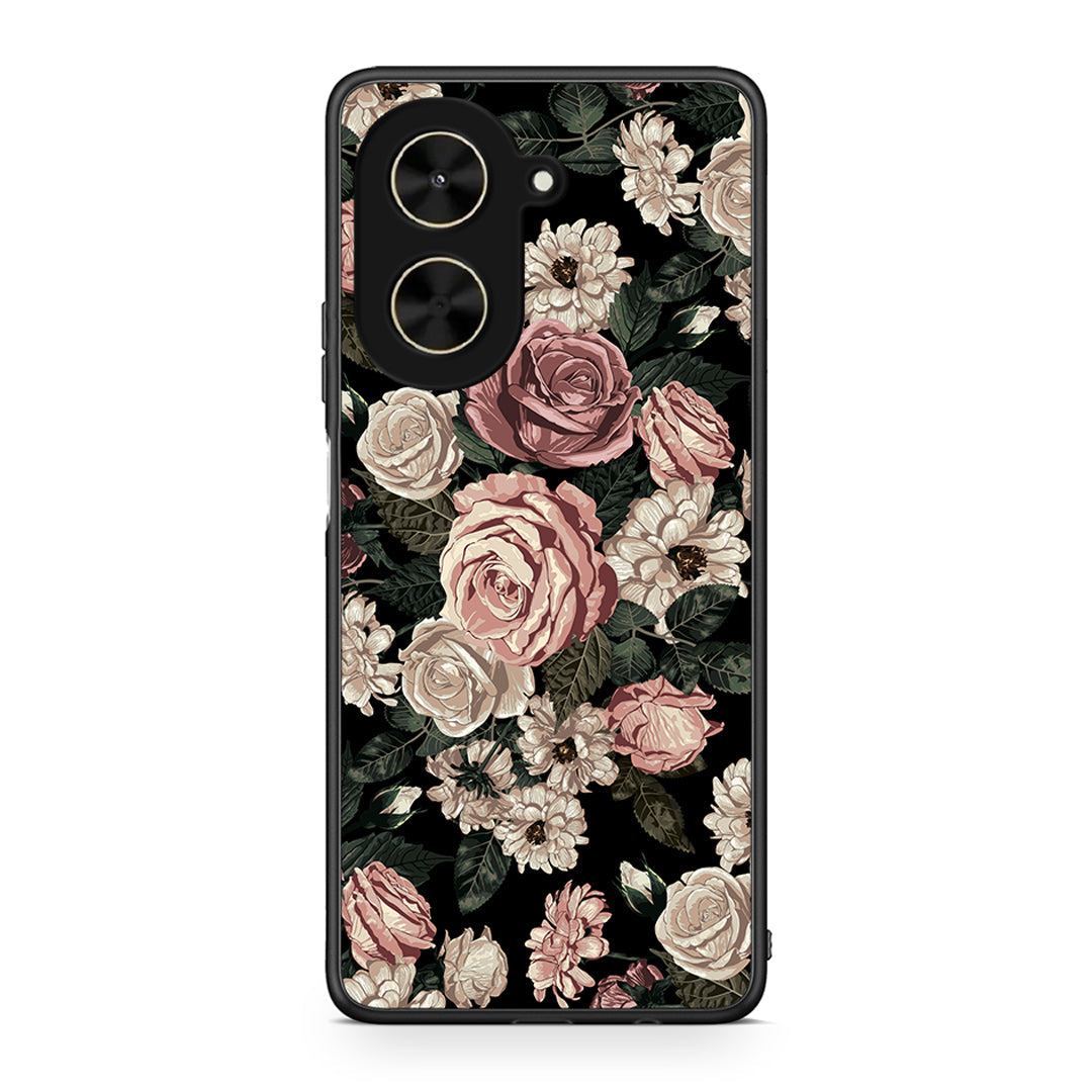 4 - Xiaomi Poco C71 Wild Roses Flower case, cover, bumper
